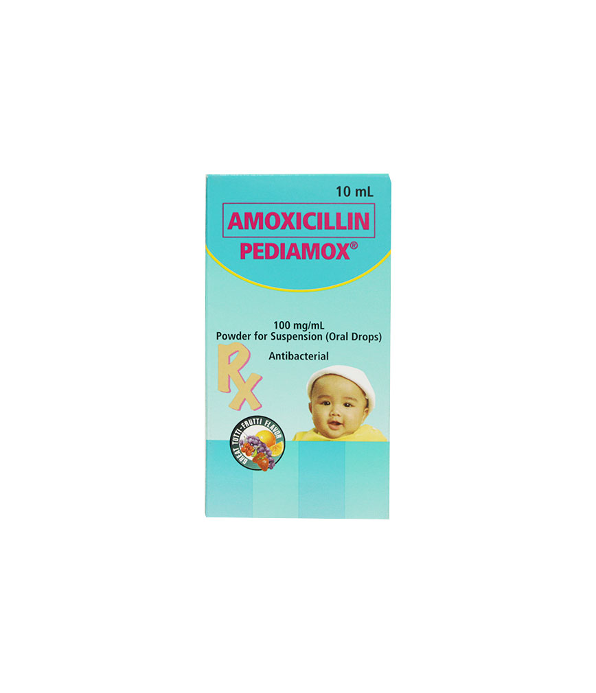 Pediamox 100Mg Drops 10Ml Rose Pharmacy