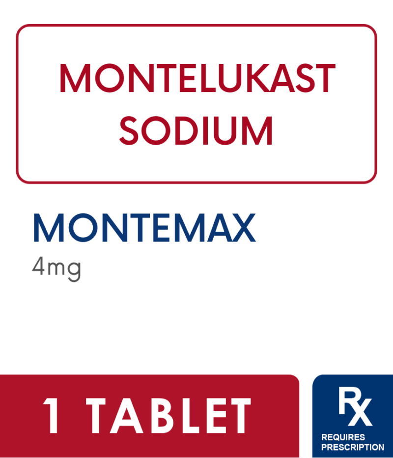 Montemax 4mg Tablet