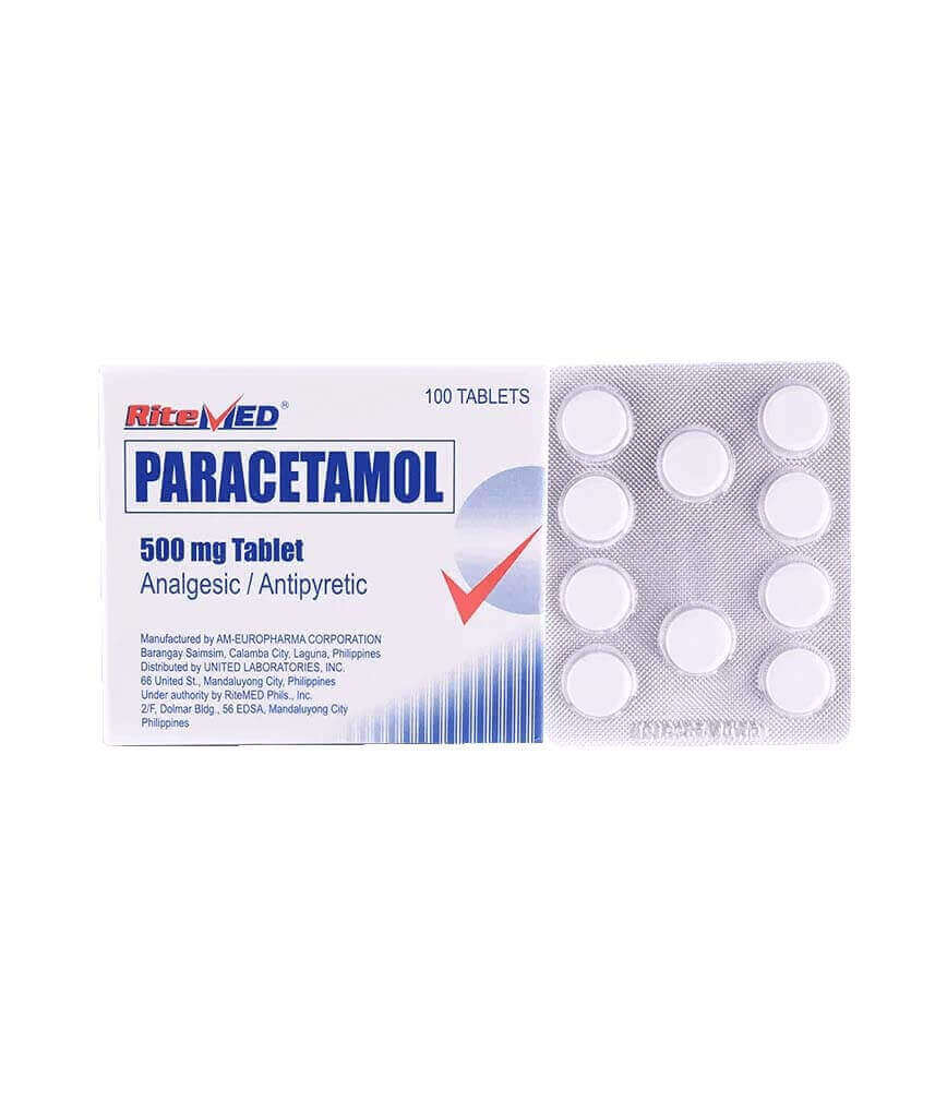 Paracetamol 500 mg Tablet - Ritemed - Rose Pharmacy Medicine Delivery