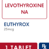EUTHYROX 25MCG TABLET
