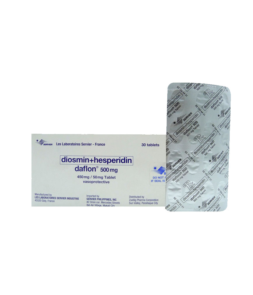 Daflon 500 mg Tablets  PharmEx Pharmaceutical Comp.