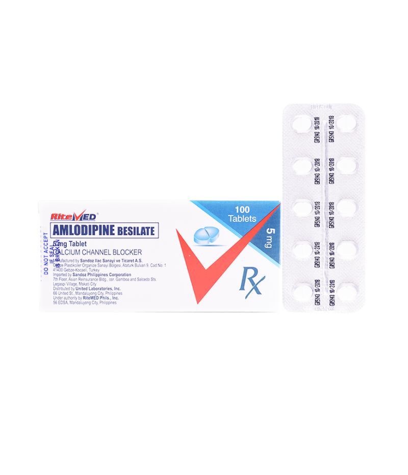 AMLODIPINE 5MG TABLET - RITEMED