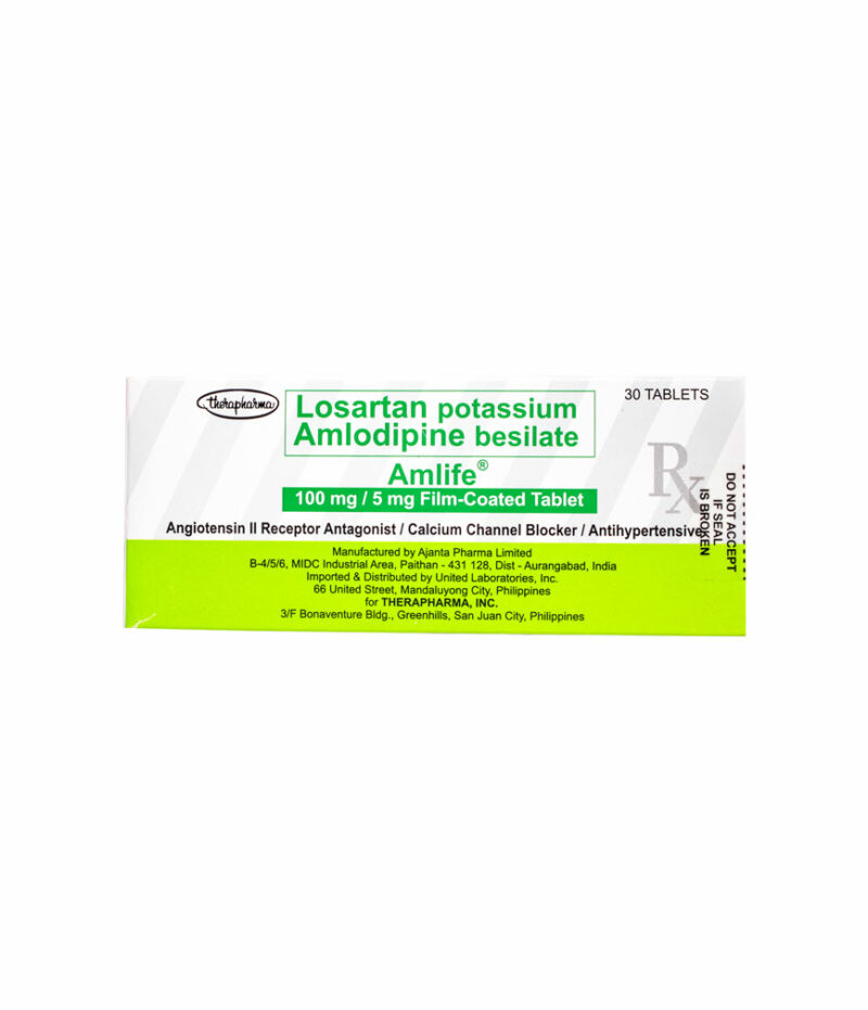 Amlife 100 mg / 5 mg