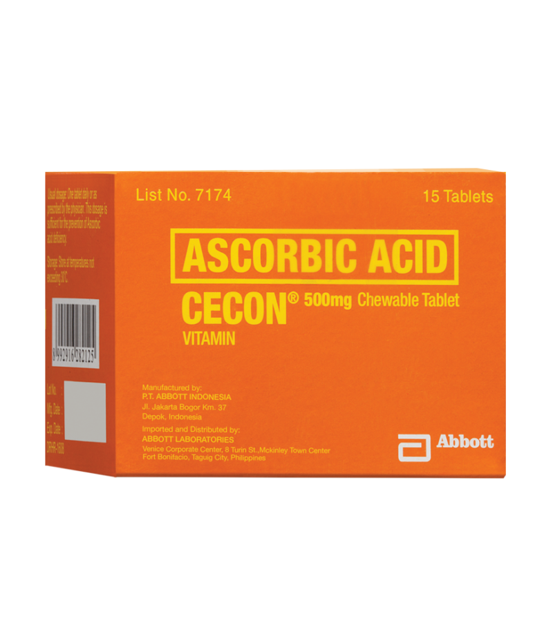 Cecon 500mg Chewable Tablet