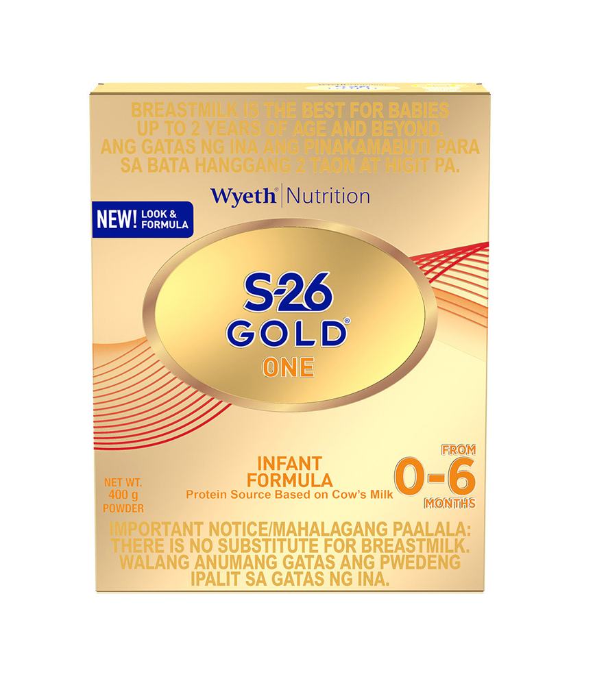 S-26 GOLD ONE INFANT FORMULA 400G 