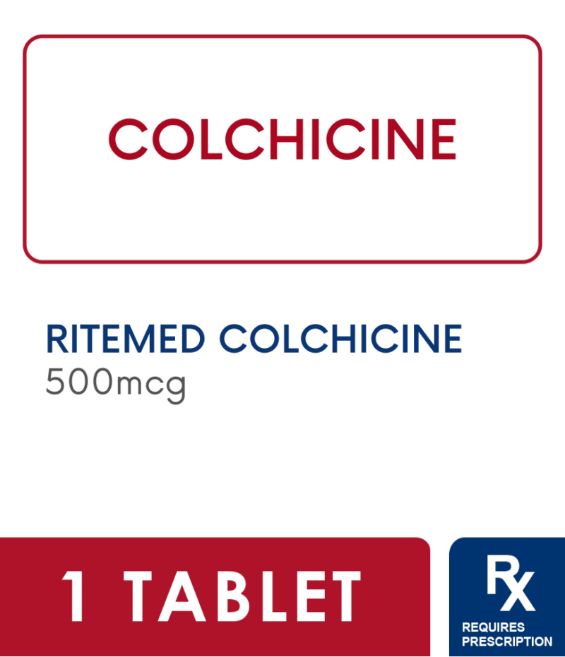 COLCHICINE 500MCG TABLET RITEMED