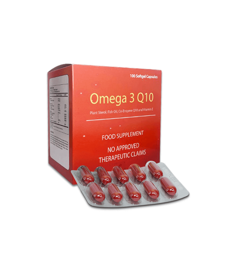 Omega 3 Q10 Food Supplement Capsule